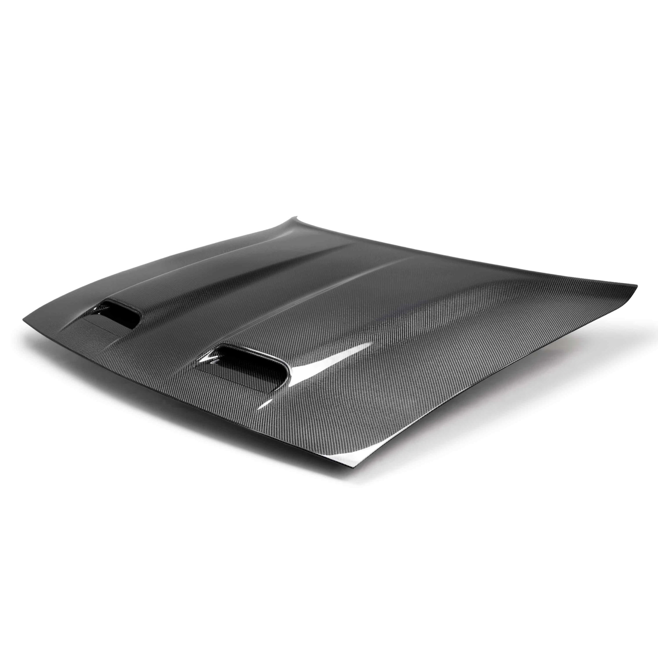 (Dual Snorkel Style) carbon fiber hood for 2019 Dodge Challenger Hellcat/Redeye