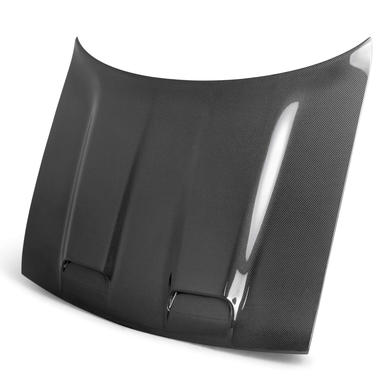 (Dual Snorkel Style) carbon fiber hood for 2019 Dodge Challenger Hellcat/Redeye