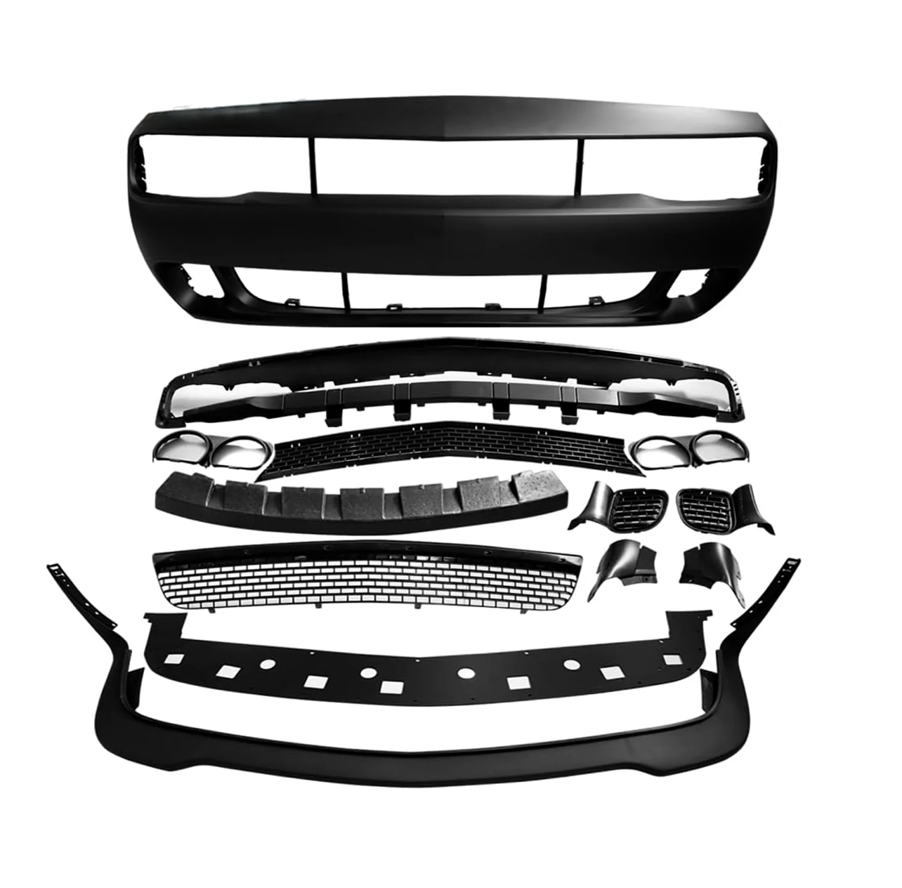 2015-2023 Dodge Challenger Full Complete / SRT Hellcat Widebody Kit Front and Rear Bumper